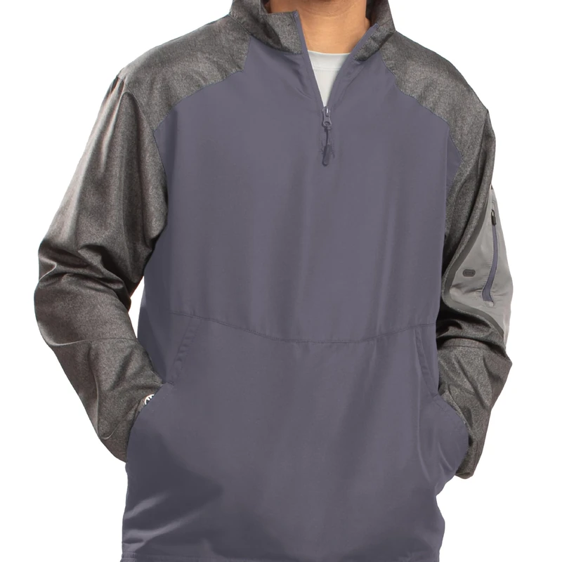 Holloway Men's Adult Raider Pullover Shirt, Carbn PRT/Grpht, Large