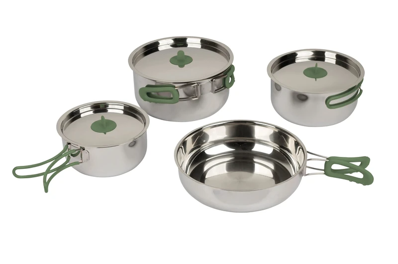 Bo-Camp - Urban Outdoor - Set of pans - Travel - 4-part