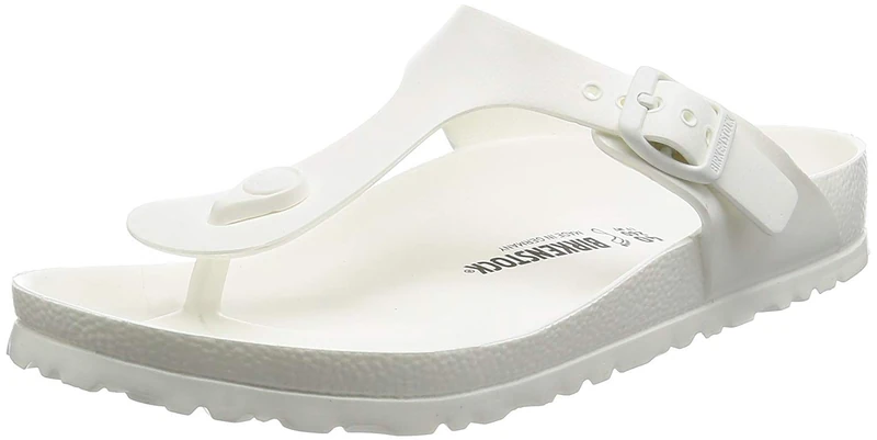 Birkenstock Gizeh EVA Metallic Anthracite, Unisex Adults' T-Bar Sandals, Grey (Metallic Anthracite), 9 UK (43 EU)