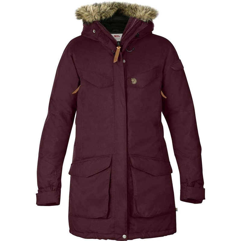 Fjällräven Nuuk Parka W Sport Jacket - Red, X-Small