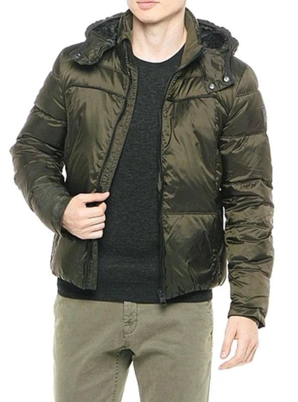 Calvin Klein Jeans Men's OPRON 2 HD Down Jacket, Green (Forest Night 355), Small - Image 1