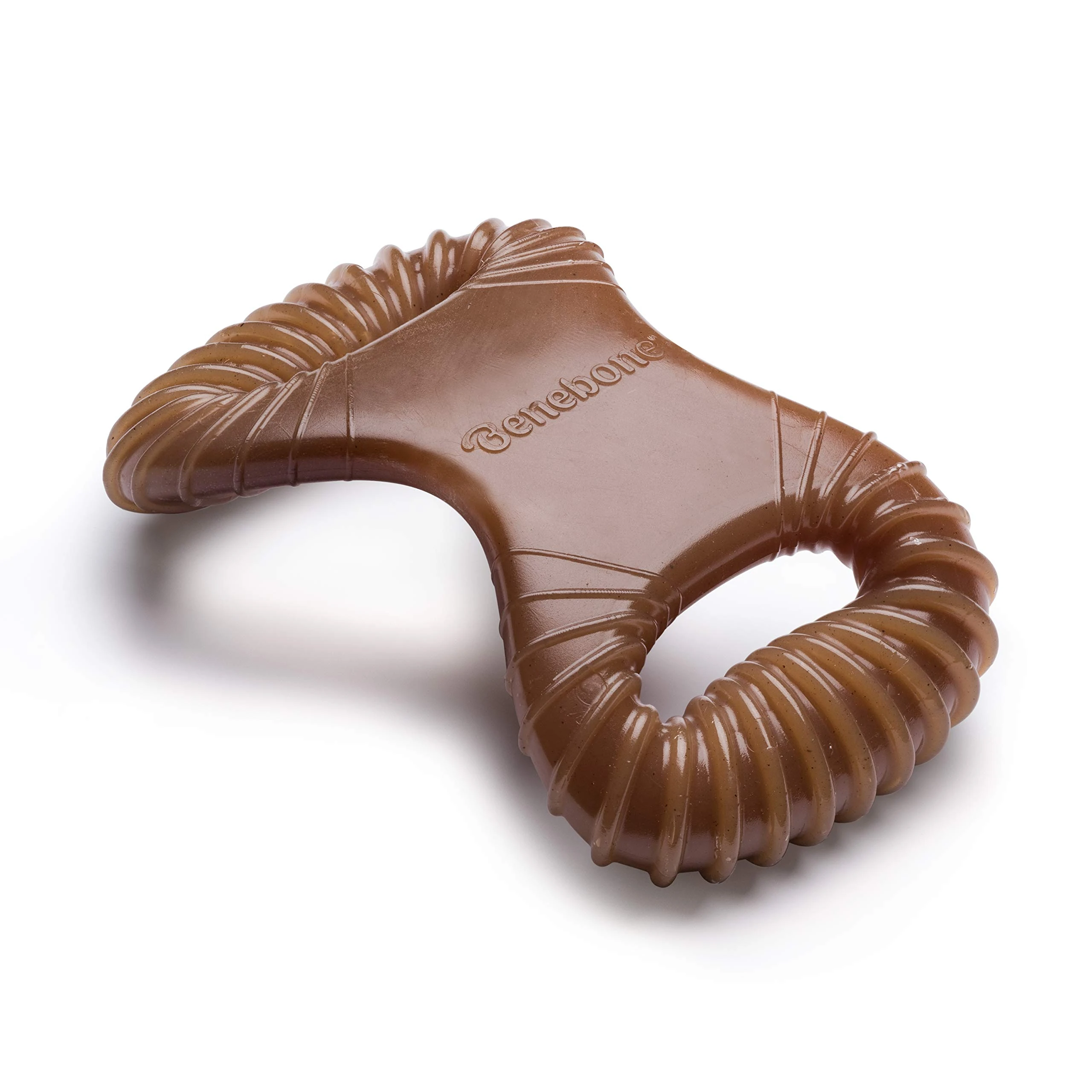 Benebone Indestructible Dental Dog Chew Toy for Aggressive Chewers, Long Lasting Tough Boredom Breaker for Dogs, Real Peanut Flavour, For Small Dogs, Made in the USA