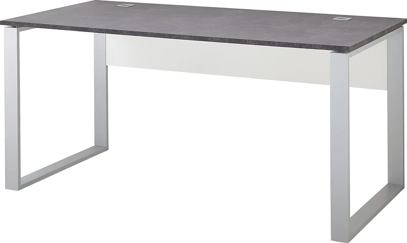GERMANIA DIE MÖBELMACHER GW Altino Desk, White/Basalto Dark, 158 x 75 x 79 cm