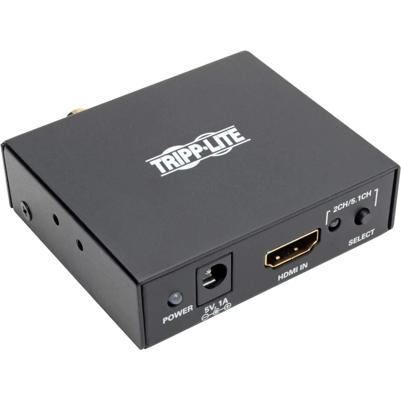Tripp Lite HDMI Audio De-Embedder/Extractor, UHD 4K x 2K @ 30Hz (P130-000-AUDIO),Black
