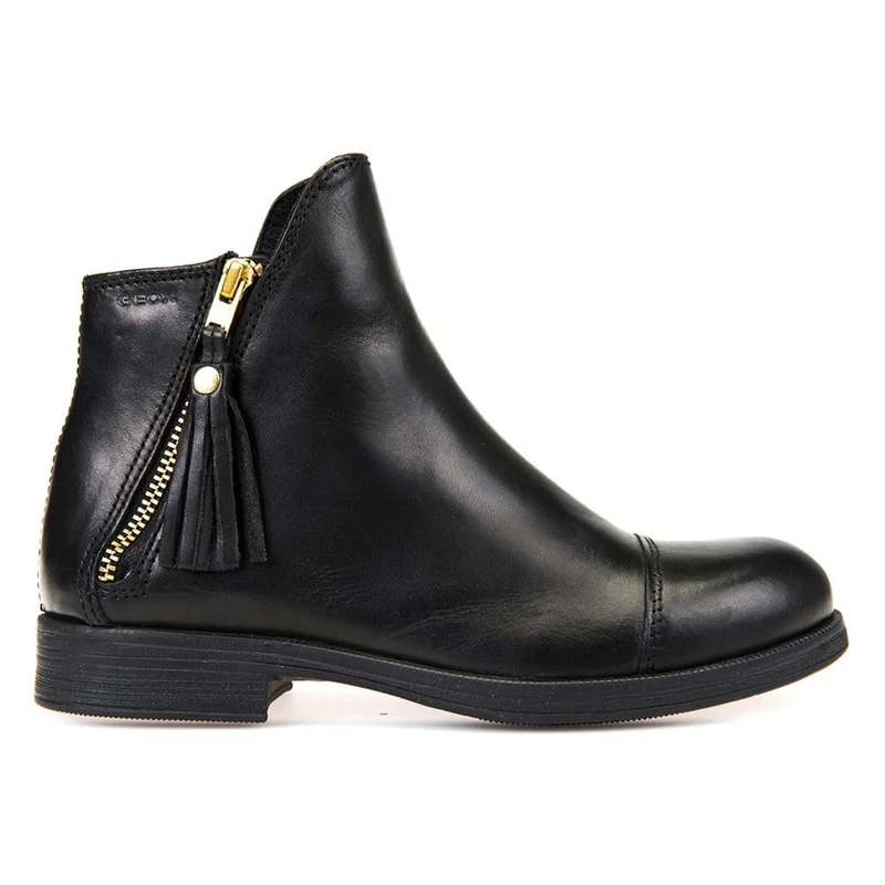 Geox Girls Jr Agata C Ankle Boots, Black, 5 UK Child