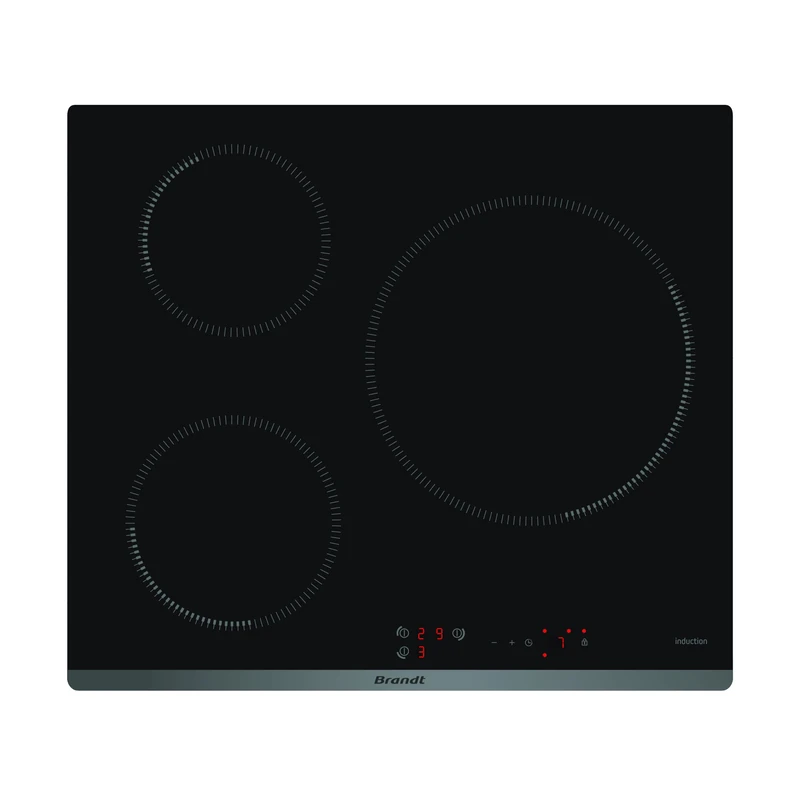 Brandt BPI6315B Black Built-in 3-Zone Induction Hob
