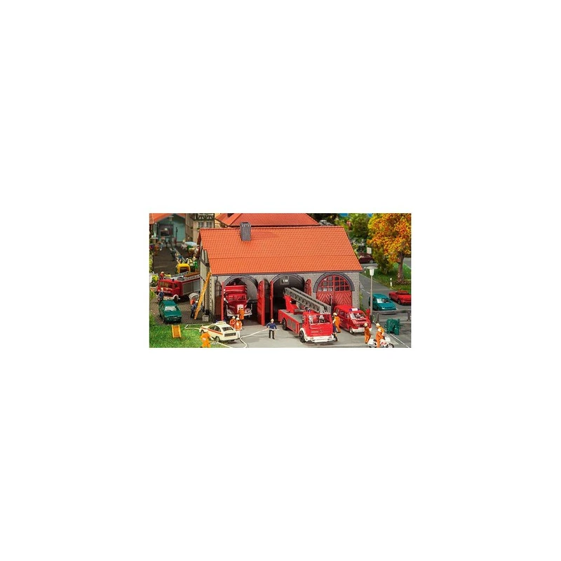 FALLER FA 130162 Fire Engine House 172 x 148 x 108 mm Grey and Orange
