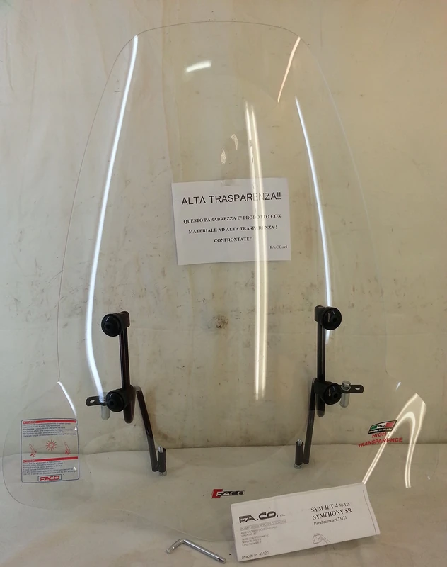Windshield SYM Jet 4 50-125 / SYMPHONY SR cod.2312