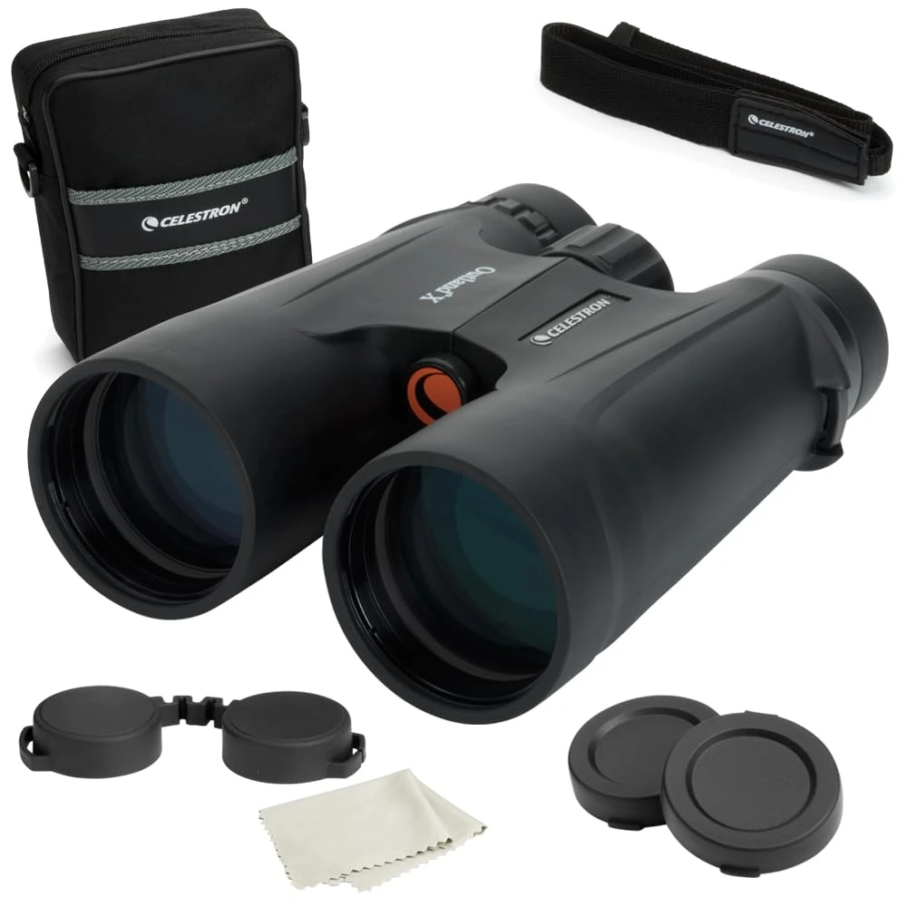 Celestron 71348 Outland X 10x50 Roof Prism Binoculars, Black