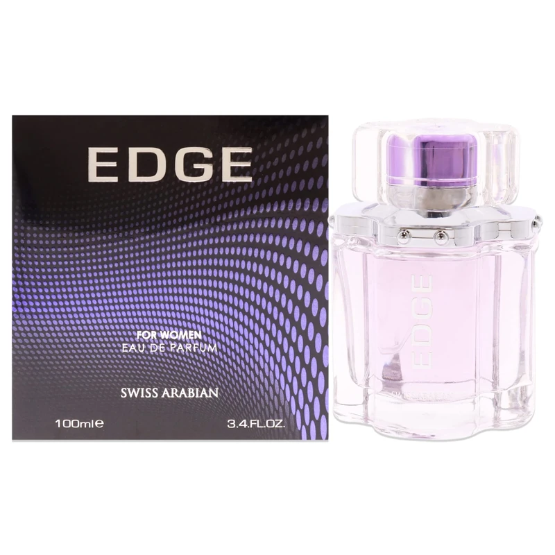 Swiss Arabian Edge For Women- EDP Spray - Floral, Green Fragrance - Long Lasting, Luxury Perfume with Notes of Rose, Freesia, Green notes, Peony, Jasmine, Sandalwood, White Musk -100ml