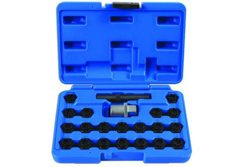 Laser 6539 Locking Wheel Nut Key Set 22pc - for BMW