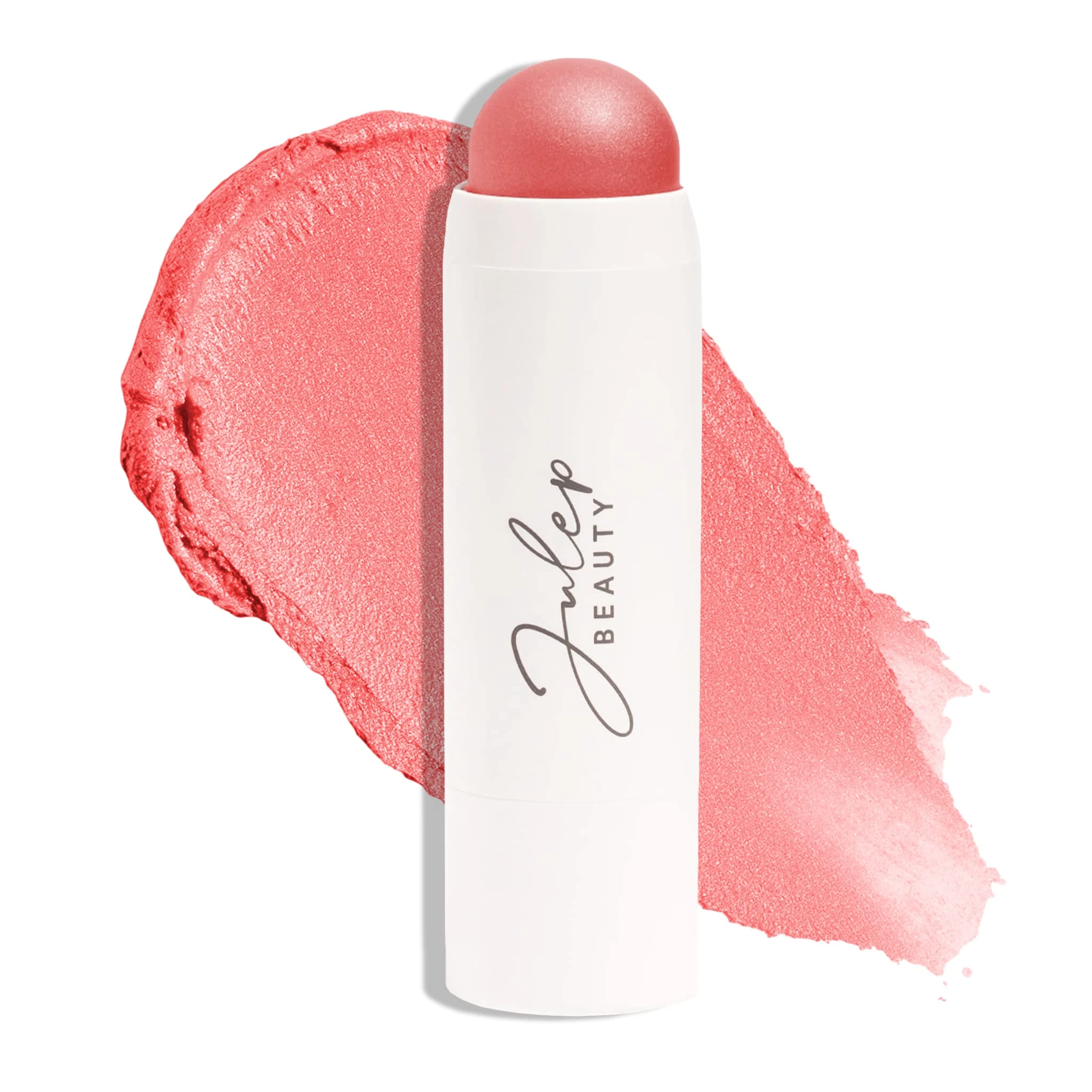 Julep Skip The Brush 2-in-1 Colour Stick for Cheeks and Lips (Golden Guava) Cream to Powder Blusher and Lip Balm - Cream Blush Enriched with Vitamin E for Hydrated, Healthy Skin & Lip Care