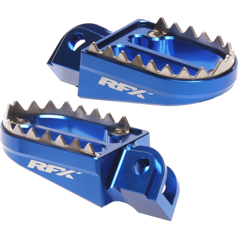 RFX Pro Series 2 Footrests (Blue) Husqvarna TC50 17-22 TC65 16-22 TC85 14-16 Sherco SE-R 14-21 SE-F 10-21