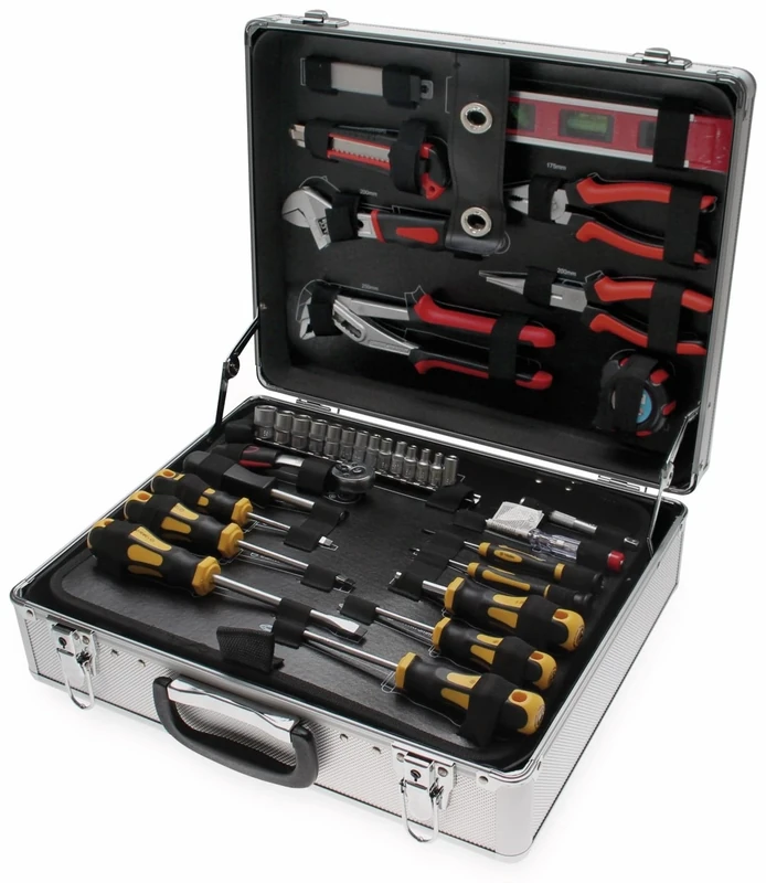 BGS Diy 2204 | Tool Set in Aluminium Case | 129 pcs.