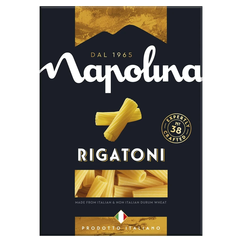 Napolina Rigatoni Pasta, 500 g (Pack of 1)