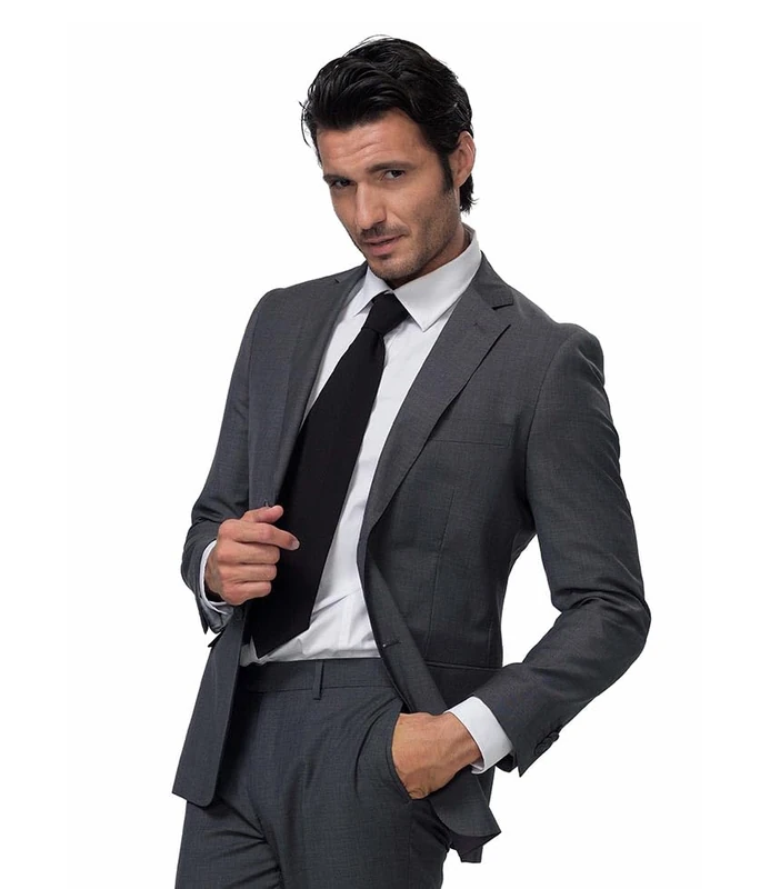 Siggi Group Men's Chef's Jacket, Grey, 34R