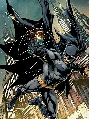 DC Comics Batman "Grapple Gun" Canvas Prints, Multi-Colour, 60 X 80 cm