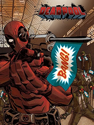Pyramid International "Bang Deadpool Canvas Print, Multi-Colour, 60 x 80 x 1.3 cm