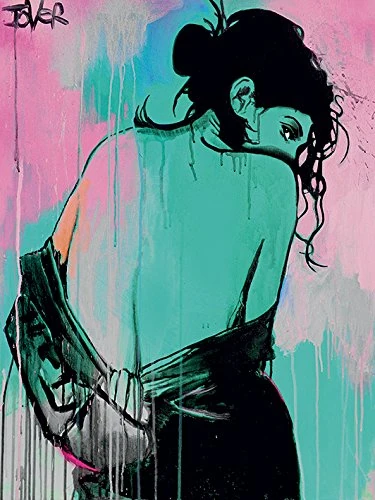 The Art Group "Emerald Loui Jover Canvas Print, Multi-Colour, 60 x 80 x 1.3 cm