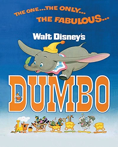 Dumbo The Fabulous Canvas Print, Multi-Colour, 40 x 50 cm - Image 1