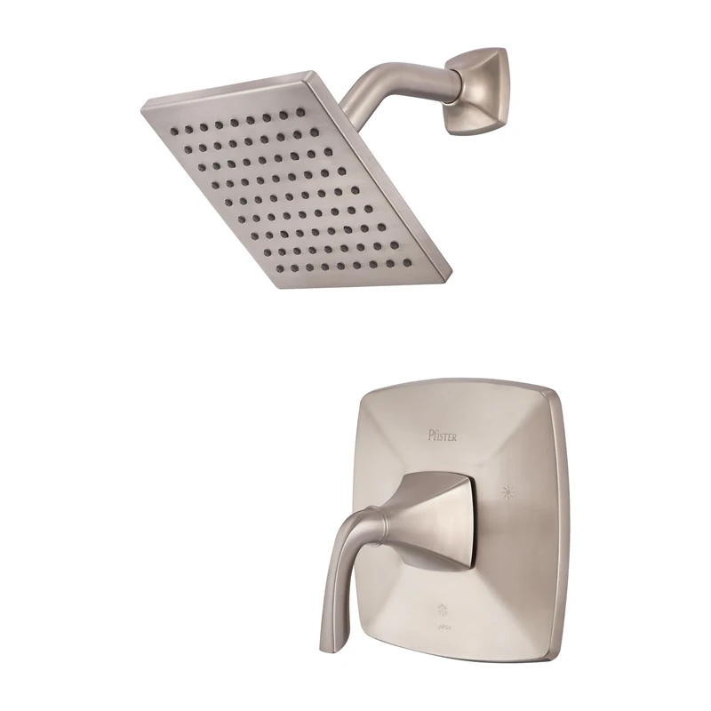 PFISTER LG897BSK LG89-7BSK Bronson 1-Handle Shower Only Trim in Brushed Nickel, 2-Hole