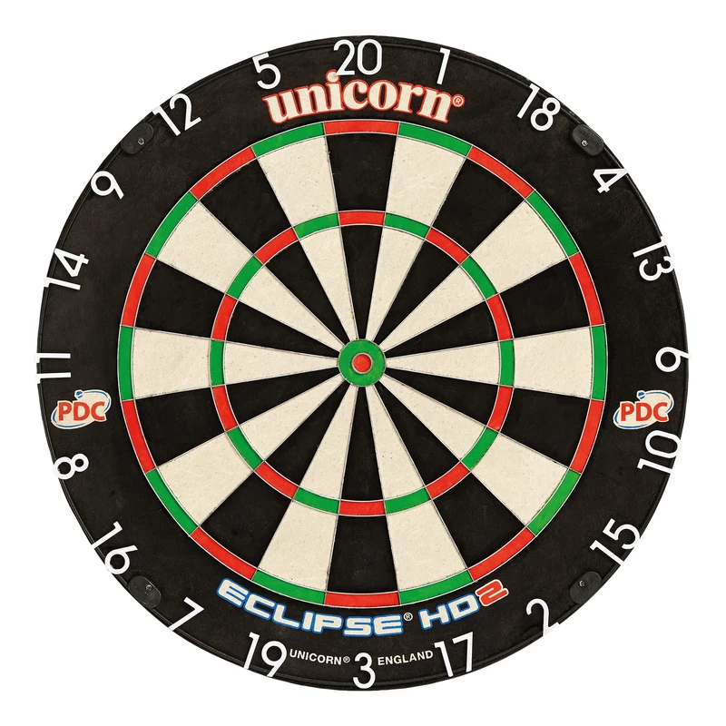 Unicorn Eclipse Hd2 Dartboard, black, one size, 79448