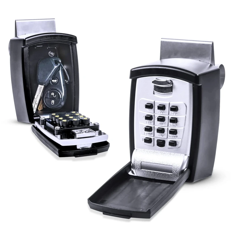 KeyGuard Pro SL-591 Car Window Punch Button Lock Box, Black