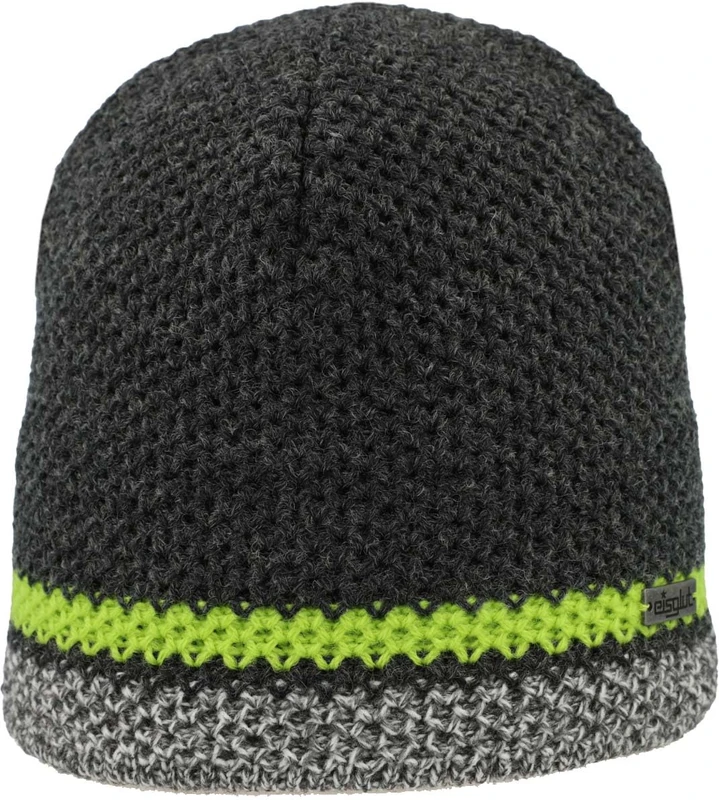 Eisglut Men Frost Fleece - Caviar Melange/Lime Green, One Size - Image 1