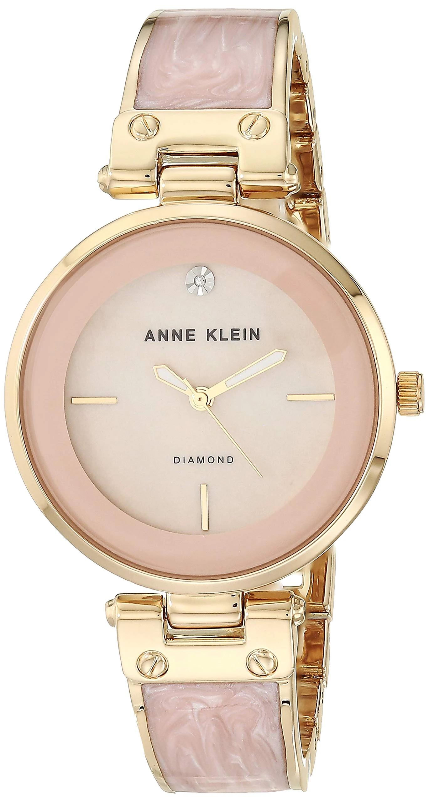 Anne Klein Women's AK-2512LPGB Gold Quartz Fashion Watch