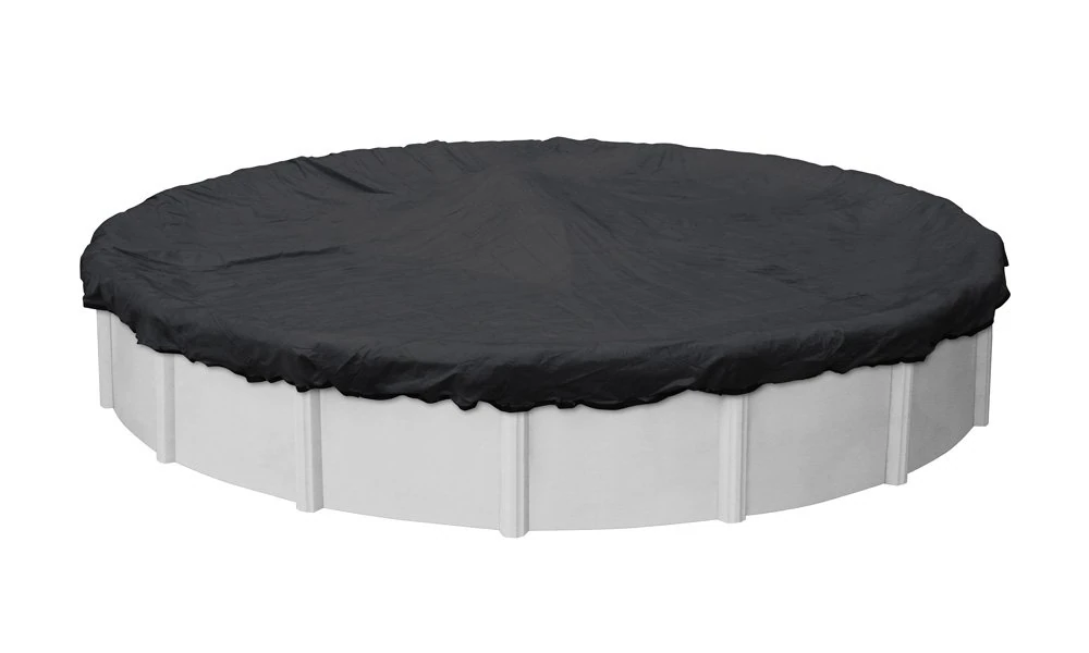 Pool Mate 3828-PM Black Mesh Winter Cover for Round Above Ground Swimming Pool, 28'