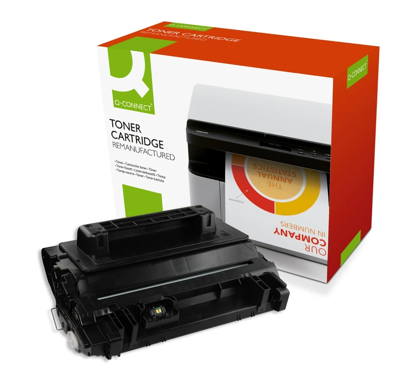 Q-Connect Compatible Toner for HP 81A, Black Toner Cartridge
