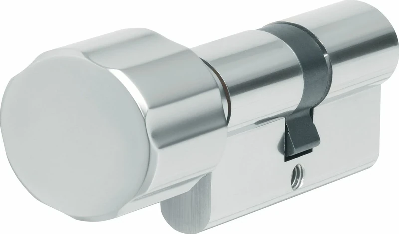 ABUS KXP10NM Profile Cylinder Lock with 3 Keys, Silver, 1255