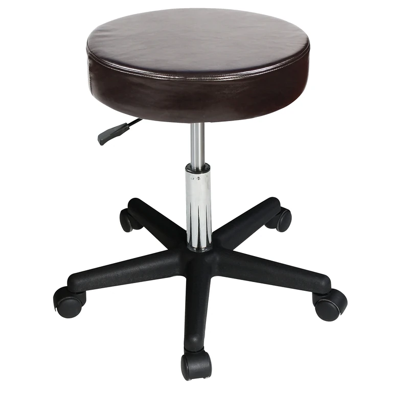 Master Massage Beauty Rolling Stool Swivel Hydraulic Massage Stool Office Chair Beauty Chair, Coffee Luster