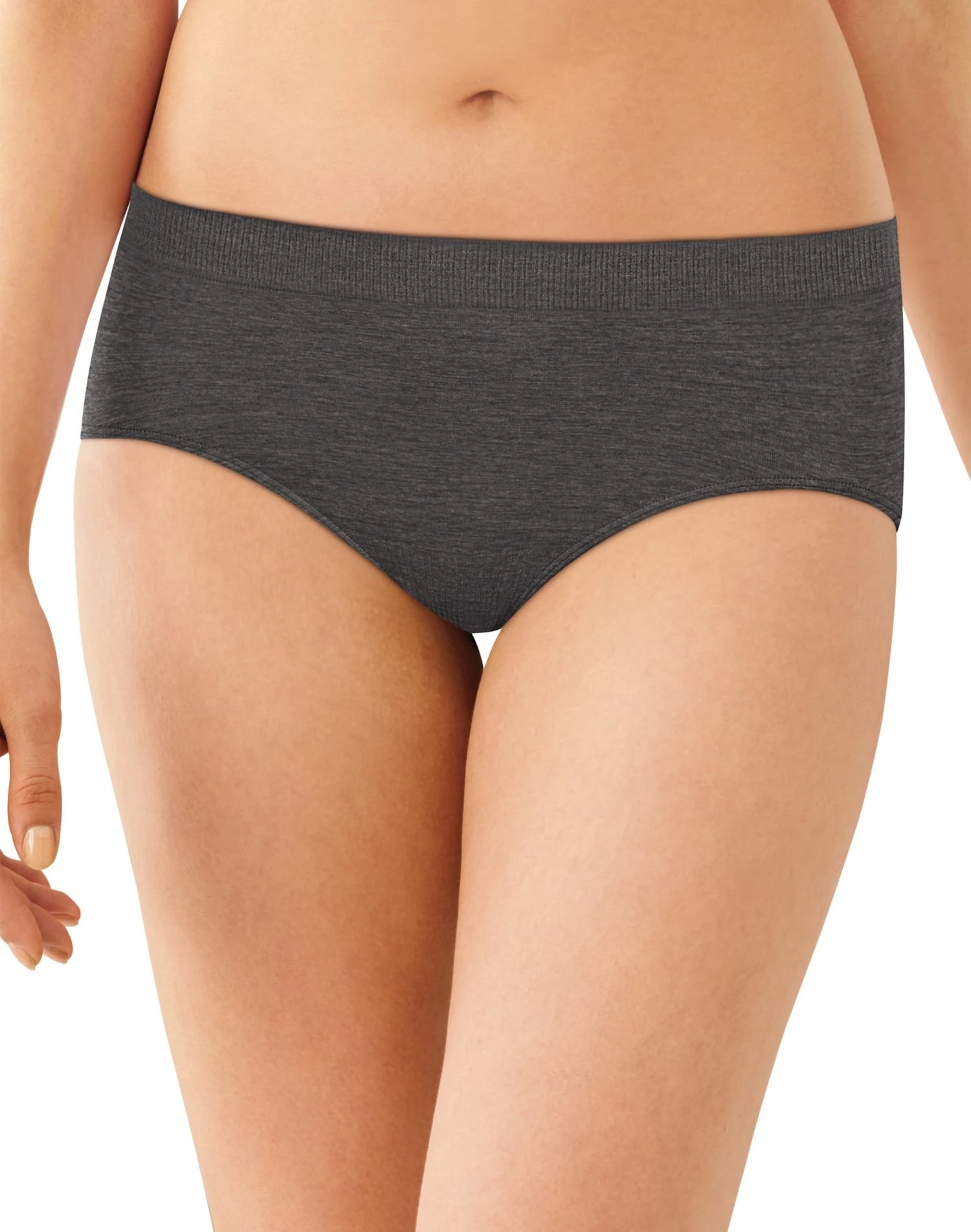 Bali womens2990Microfiber Hipster Hipster Panties - Gray - 6/7