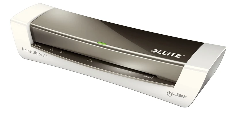 Leitz 73681089 iLam A4 Laminator, Ideal for Home Office - Metallic Dark Grey