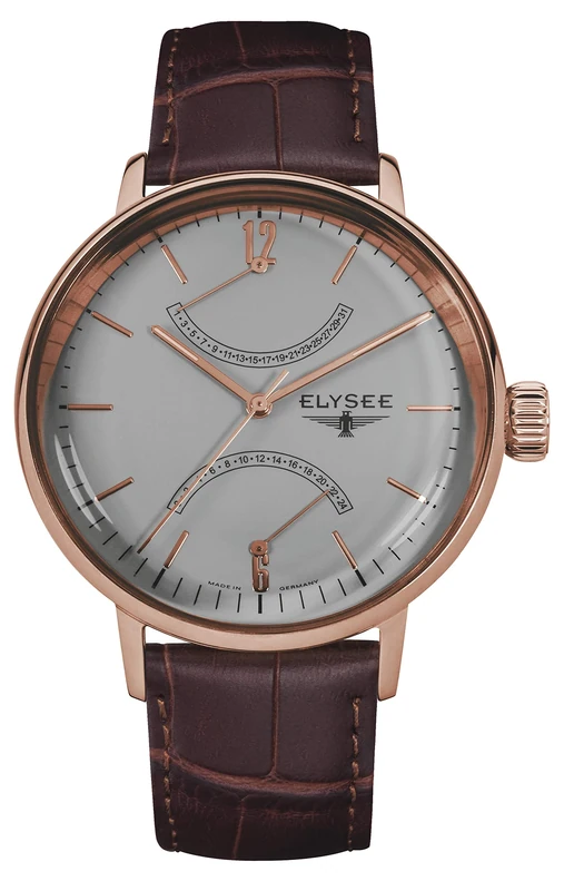 Elysee Unisex Adult Analogue Quartz Watch with Leather Strap 13290 - Image 1