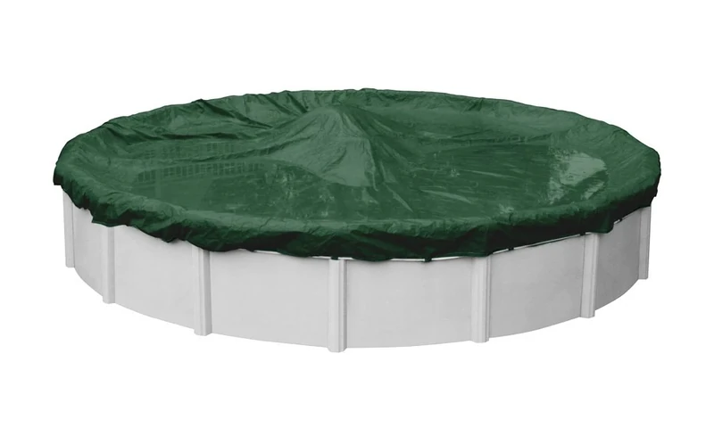 Pool Mate 3230-4-PM Winter Pool Cover, Heavy-Duty Green, 30 ft Above Ground Pools