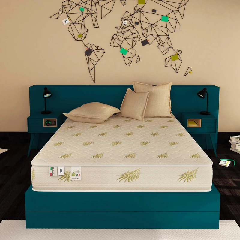 Baldiflex Emporio Easy 2.0 Memory Foam Memory Mattress, Polyurethane, White, 120 x 190 x 22 cm