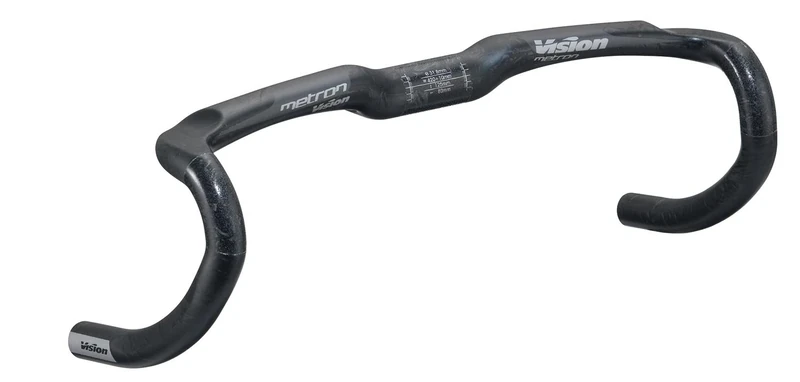 Vision Metron 4D Di2 Compact V16 Drop Bar - Black/Grey, 40 cm
