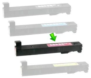Toner CF303A Magenta Compatible 827A for HP Enterprise M880z MFP M880Z, Capacity: 32,000 Pages
