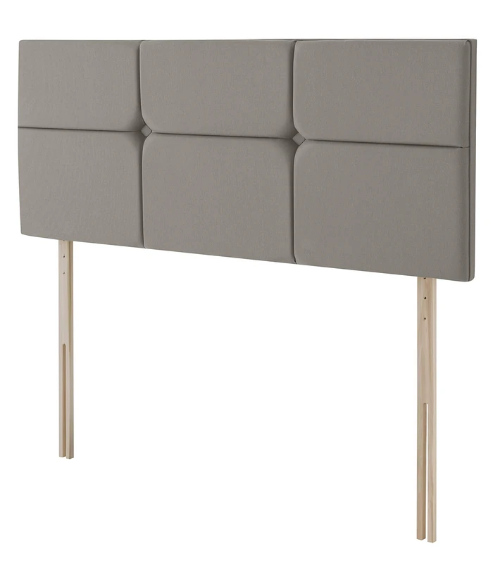 Silentnight Castello Upholstered Headboard, Sandstone Fabric, Single