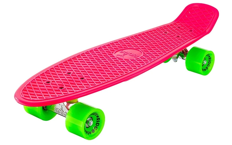 Complete Ridge Skateboards Big Brother Mini Nickel Cruiser With Big 70MM Wheels, UK made