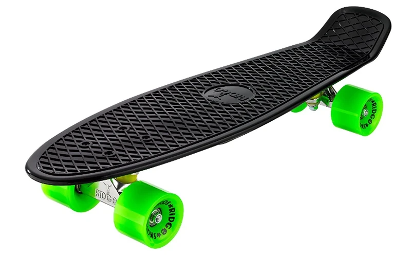 Complete Ridge Skateboards Big Brother Mini Nickel Cruiser With Big 70MM Wheels, UK made