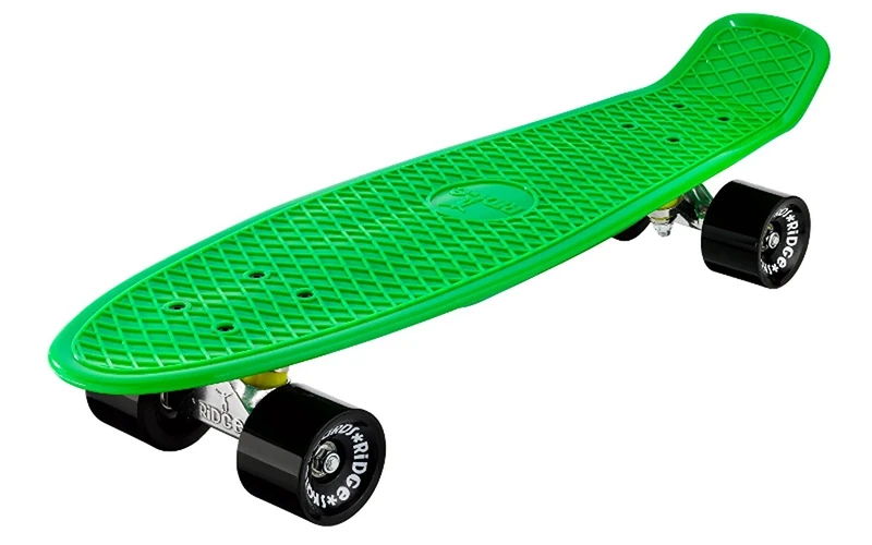 Complete Ridge Skateboards Big Brother Mini Nickel Cruiser With Big 70MM Wheels, UK made