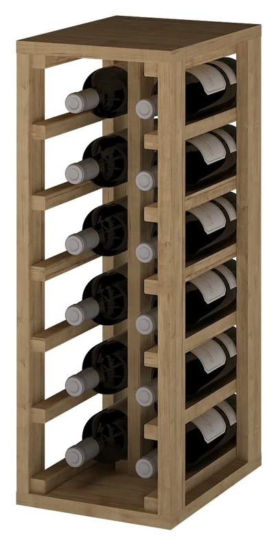 Expovinalia EX2010, Pine Wine Rack for 12 Bottles – Light Oak