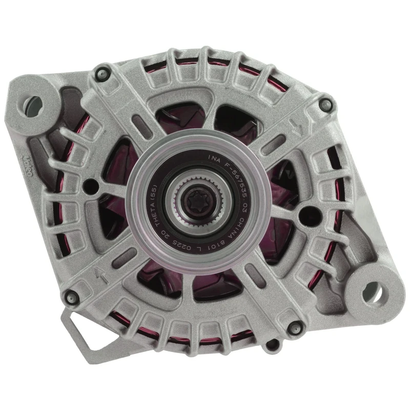 VALEO 600231 Alternator Alternator Charge current: 130 Amp Grooves: 6 grooves Pulley diameter: 43,1 mm Voltage: 14 V Rotation direction: CLOCKWISE