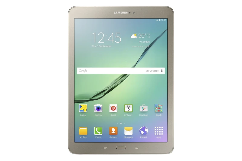 Samsung S2 SM-T819 9.7-Inch LCD/LED Tablet-PC - (Gold) (Intel Cortex-A53, 3 GB RAM, 32 GB HDD, Android 7.0)