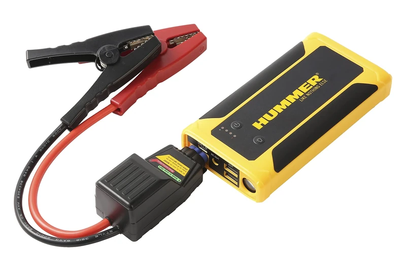 Hummer Battery Starter 12V / 2000 Amp / 10000 Ah HX with 37000 mWh Powerbank Function.