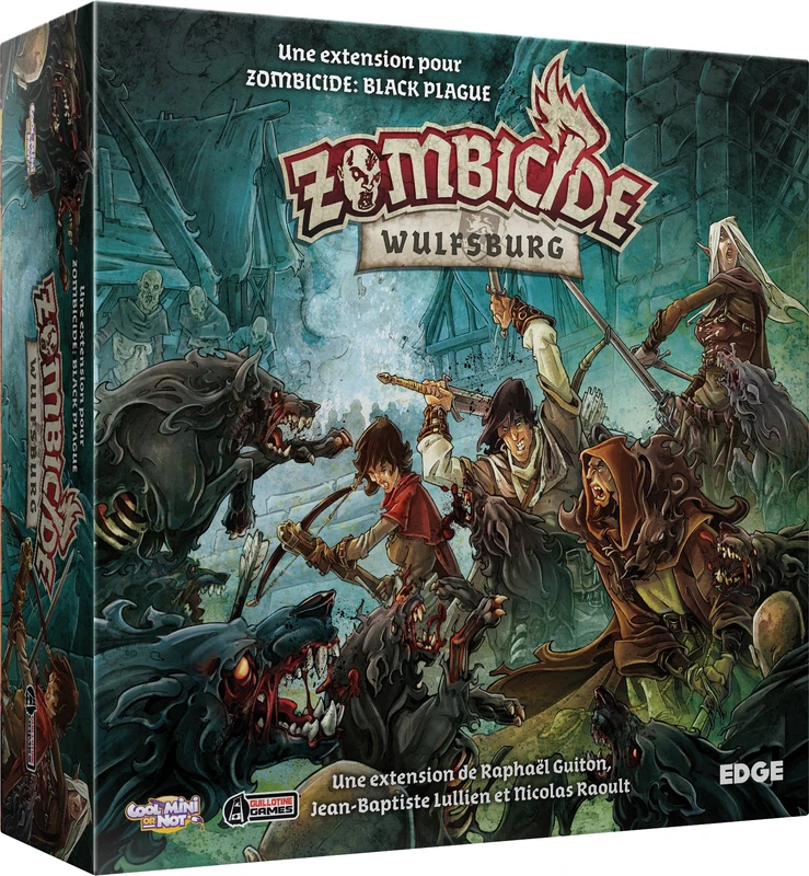 Jeu Edge - Zombicide Black Plague : Wulfsburg (Extension) [ France Import ]