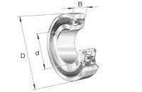 FAG 2213-K-2RS-TVH-C3 Self Aligning Ball Bearing